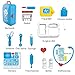 Gizmovine 17 pcs Doctor Kit for Kids, Gifts for 3 4 5 Year Old Boys Girls, Realistic Pretend Kid Doctor Play Set, Pretend Medical Kit Toys for 3 4 5 Year Old Girls Boys Toddlers Children