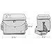 ALLCAMP Insulated Meal COOLER BAG 22L Management (grey)