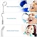 Dental Tools, ElleSye 3-PACK Dental Hygiene Tool Dental Kit, Mouth Mirror, Dental Pick, Tweezers, Stainless Steel, Rust-Free for Oral Care And Teeth Cleaning, Remove Tartar, Plaque, Surgical Grade