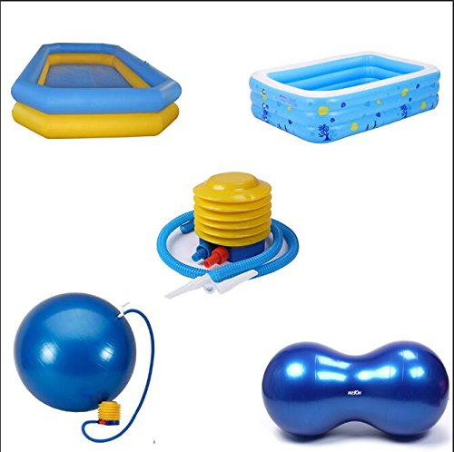 Wekin Foot Pump – Sports Inflatable deflatable yoga gym exercise ball- hand Pump Accessories - Thumbnail 2