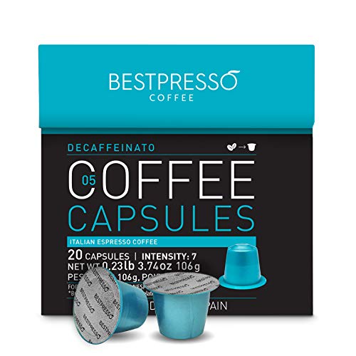 Bestpresso Coffee for Nespresso Original Machine 120 pods Certified Genuine Espresso Decaffeinato Bl - //medicalbooks.filipinodoctors.org
