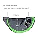 CISNO Adjustable Pet Dog Sling Carrier Bag for Small Dog Cat Puppy 5-10 Lbs-Cotton Fleece Fabric (Green)
