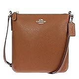 Coach Crossgrain Leather N/S Crossbody - Saddle