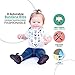 The Cutest Baby Bandana Bib Set By Aubrey and Ethan-8 Cute Unisex Organic Cotton Drool Bibs For Boys And Girls-Ultra-Absorbent Burp Cloth For Feeding, Teething And Drooling Newborns, Babies, Toddlers