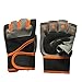 Weight Lifting Gloves, Premuim Quality Light Microfiber & Anti-Slip Leather Support Weightlifting Exercise Crossfit Training Gym Workout Fitness Bodybuilding Biking, Fit all Men and Women (Large)