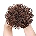 Human Hair Bun Extensions Messy Hair Scrunchies Hair Pieces for Women Hair Donut Updo Ponytail