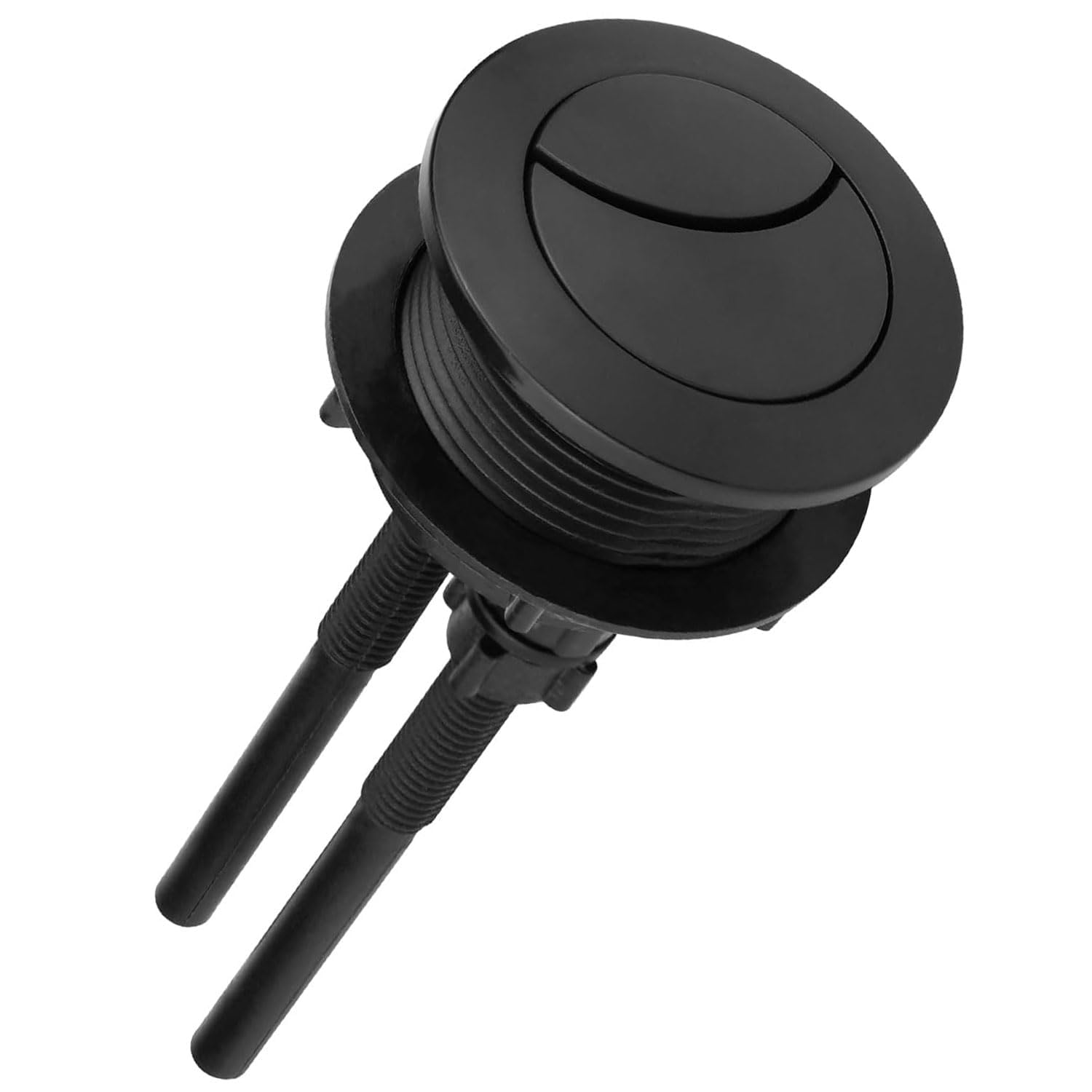 Black Toilet Flush Button Replacement Dual Toilet Flush Button Round Plastic Close Coupled Toilet Push Buttons Bathroom Accessories for Bathroom Toilet Water Tank Repair Black 10 * 6 * 6cm