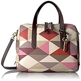 Fossil Sydney Satchel, Red/Multi