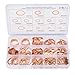 Baban 280 Pcs Flat Ring Copper Washer Assortment Flat Washers Kit 12 Size Types