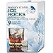 Whiskey Stones Reusable Ice Cubes - Set of 9 Reusable Whiskey Wine & Beverage Chilling Rocks With Velvet Gift Pouch for Indoor & Outdoor Bar & Party Accessories - Chuzy Chef