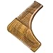 Sandalwood Beard Shaping Tool & Comb by Groom Houzz - Beards Shaper, Styling Template, Grooming Guide for Men - Facial Hair Trimmer for Jaw Line, Cheek, Neck & Goatee - Perfect Trimming Lines
