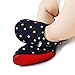 Delebao Baby Infant Toddler Cartoon Rubber Sole Crib Shoes Slippers Prewalker 3-24 Months (18-24 Months, Star)