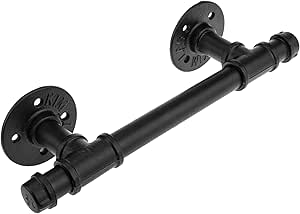 PrimeMatik - Barra de Soporte de 370 mm. Toallero de Tubos ...