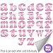 Wall Letter Stickers Custom Name Decals Girls Personalized Initial Baby Nursery Kids Room Decor Child Playroom Bedroom Home Vinyl Alphabet Removable Peel Stick Butterflies (Letter d Pink Butterfly)