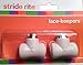 Stride Rite Lace Keepers White 1 Pair Pack