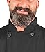 Black Lightweight Short Sleeve Chef Coat