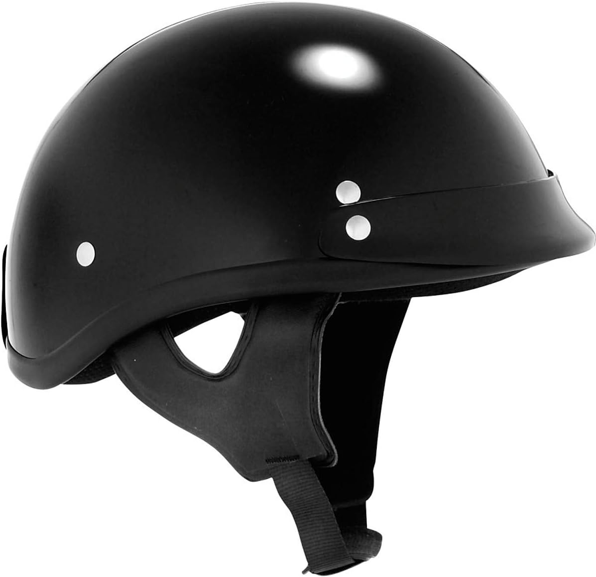 Skid Lid Traditional Helmet (Small) (Black)