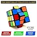 Cube Teaser Turns Quicker and More Precisely 3x3 Toy Game. Super-durable With Vivid Colors; Ultimate Gift For All Ages.