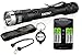 BUNDLE: EagleTac P25A2 CREE XM-L2 U2 Cool White Flashlight 470 Lumens w/ Energizer CHPROWB4 battery charger with 4x AA Energizer NH15 Rechargeable batteries, and Lightjunction Keychain light