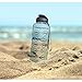 50oz Sport Water Bottle - Best for High Capacity Hydration - Clear Tritan Plastic, BPA Free, Flip Top, Leak Proof Lid, Re-Design Lid, New Strainer, Strong Reusable 50 oz Clear Sports Water Bottle
