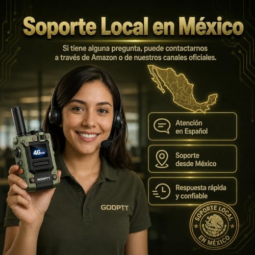 GORLDPTT Radios Walkie-Talkie Globales 4G PTT, Alcance Ilimitado, Tarjeta SIM Incluida, Radios Portátiles de Larga Distancia para Familia y Equipos de Trabajo (Green, 2-Pcs)