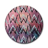 ATOPSHOP Alan Walker Logo Round Ceramic Coaster Set
