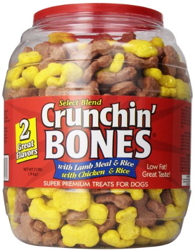 Sunshine Mills Crunchin Bones Barrel for Dogs, 2-Pound