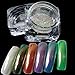 PrettyDiva Mermaid Nail Powder - 3 Jar Neon Aurora Iridescent Unicorn Chrome Nail Powder Manicure Pigment