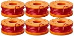 WORX WA0010 Replacement 10-Foot Grass Trimmer/Edger Spool Line, 6-Pack - See Product Description for Compatible Models