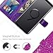 LK Galaxy S9 Plus Case,[Wrist Strap] Luxury Glitter Sparkle PU Leather Wallet Protective Case Cover with Card Slots and Stand for Samsung Galaxy S9 (Purple bling)