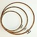 ARTISTORE 3 Pieces Embroidery Hoops Cross 4.3inch(S), 5.7inch(M), 7.4inch(L) Stitch Hoop Embroidery Circle Set For Art Craft Handy Sewing