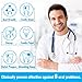 Upgrade Anti Leakage Water Flosser, Nicefeel 600ml Capacity Professional Quiet Design 10 Adjustable Presure Setting Water Dental Flosser for Home & Travel, Oral Irrigator with 7 Multifunctinal Tips