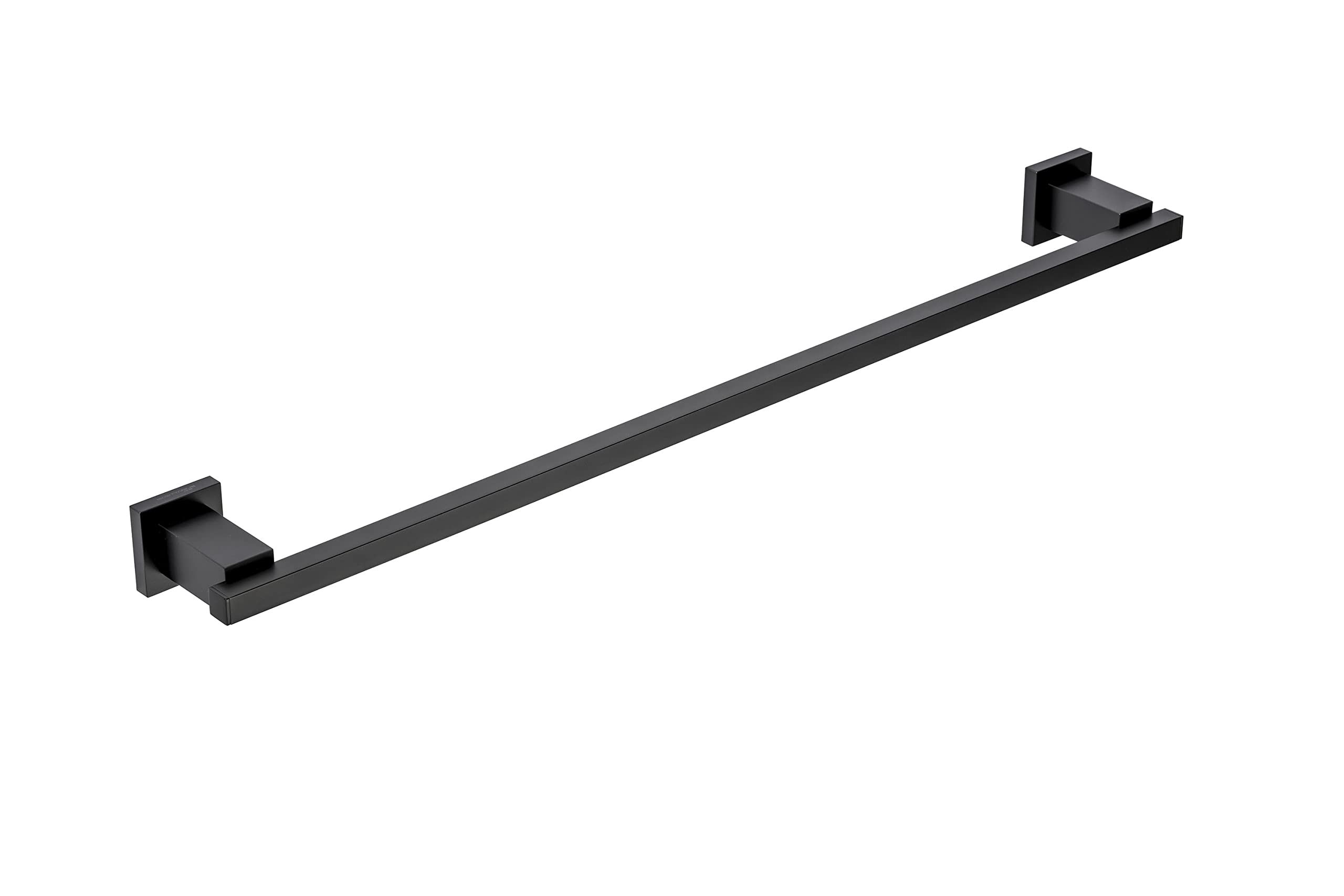 Sagittarius One 270S1-B 70cm Wall-Mounted Towel Rail | Sleek Hand & Tea Towel Holder for Bathroom & Kitchen | Durable Chrome-Plated Brass – Matt Black