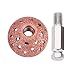 Keenso Tire Buffing Wheels 1.5" Dome Buffing Wheel 3/8"-24 Thread" with Linking Rod