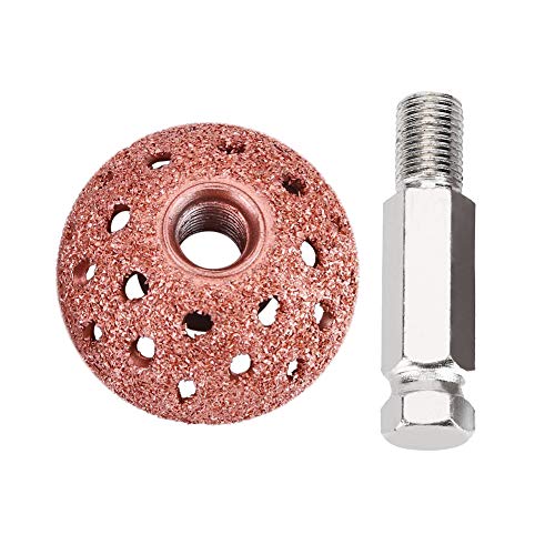 Keenso Tire Buffing Wheels 1.5" Dome Buffing Wheel 3/8"-24 Thread" with Linking Rod