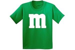 Veracco Letter M Halloween Costumes Youth T_Shirt Funny Halloween Team Group T-Shirt