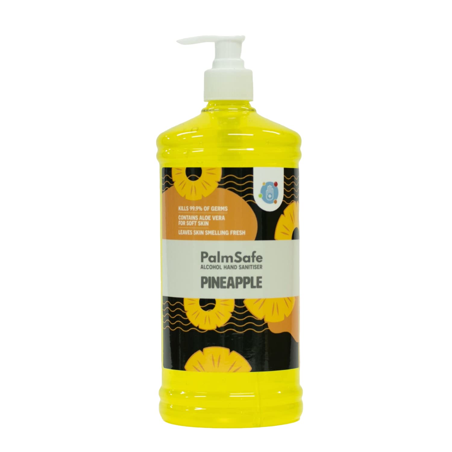 Palm Safe Pineapple Alcohol Hand Sanitiser 1 Litre Pump Bottle