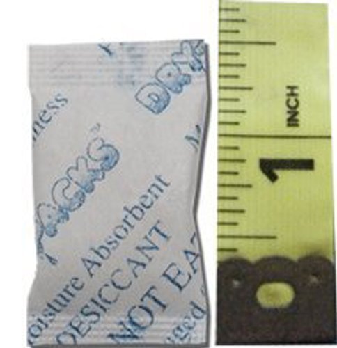 Dry-Packs 1gm Tyvek Silica Gel Packet, Pack of 300 by Dry-Packs