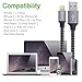 Lightning Cable,SIDAWOO 3Pack 3FT 6FT 10FT Nylon Braided iPhone Charger cable iPhone USB Charging Cord for iPhone X/8/8 Plus/ 7/7 Plus / 6/6 Plus/6s/6s Plus/ 5/5s/5c/SE and more(Black and Gray)