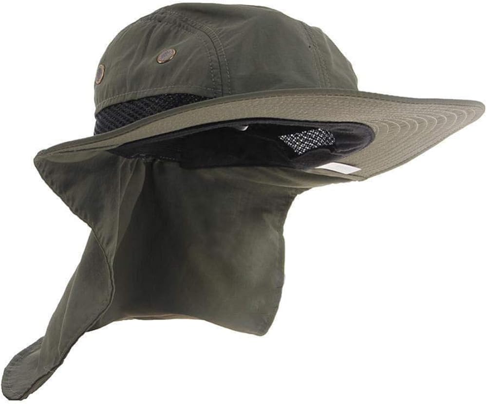 Huakunda Sonnenhut UPF50+ - Breitkrempiger Outdoor-Hut Für Herren & Damen