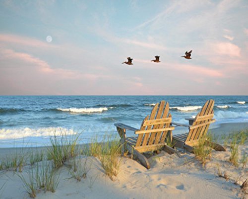 Heritage Puzzle Inc. Coastal Moonrise Jigsaw Puzzle (1000-Piece)