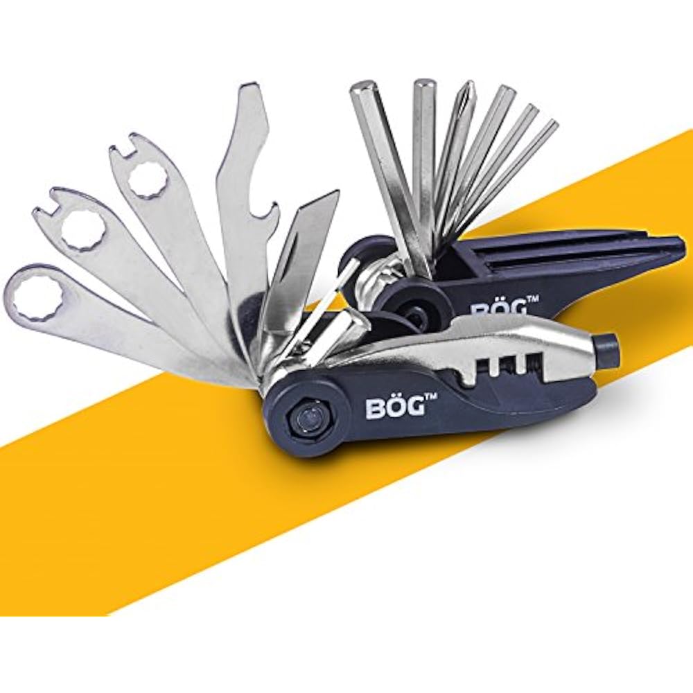 Bike Multitool 18 Function Compact Folding Tool Set Great Gift For