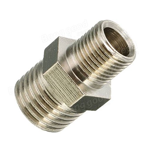 Pink Lizard 1/4 BSP to 1/8 Inch BSP Male Airbrush Connector Airbrush Hose Adaptor - Thumbnail 4