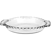Anchor Hocking Oven Basics 9.5-Inch Deep Pie Plate, Clear, 1 Piece