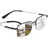YIMI Progressive Photochromic Multifocus Reading Glasses UV400 Sunglasses Blue Light Blocking Computer Readers for Men Women