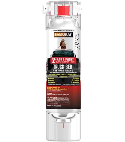 SAMURAI 2-Part Spray Paint Epoxy Primer for Marine Surfacer (Primer Grey, Pack of 1 Can SAMURAI 2-Part Spray Paint Epoxy Primer for Marine Surfacer (Primer Grey, Pack of 1 Can