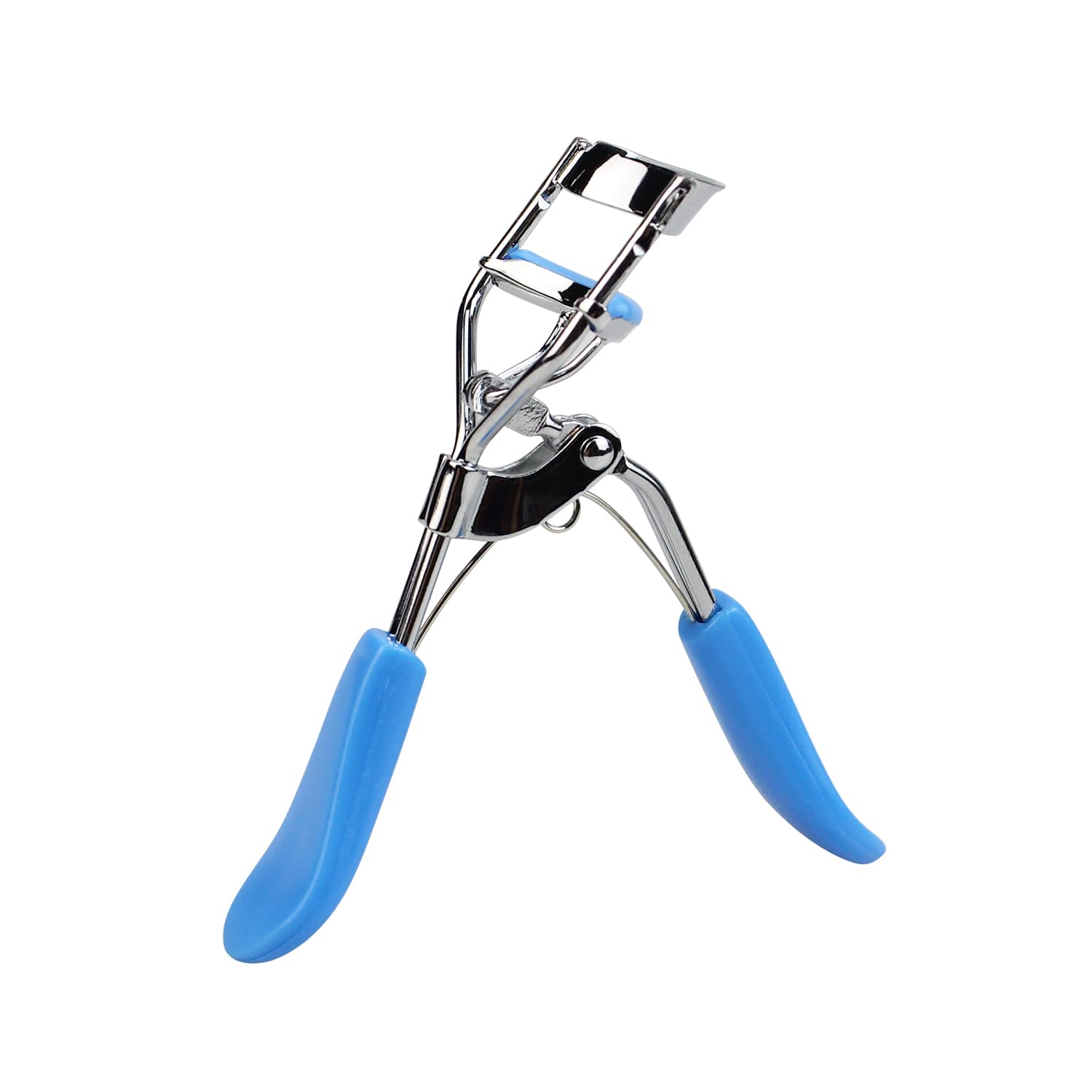 Eyelash Curlers Makeup Eye Curling Beauth Tool Cosmetic Clip with Comfort Grip (Blue)