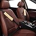 Carsemoo Bag,Soft Comfort Helps Protect You Neck and Shoulder from The Seatbelt Rubbing/Lrritation (Beige 2-Pack)