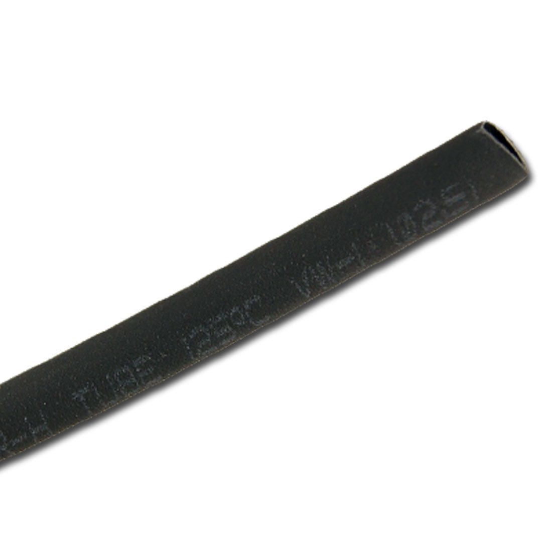 sourcing map Polyolefin Insulation Heat Shrink Tube, 6 m, 19.7ft, 2.5 mm, Black