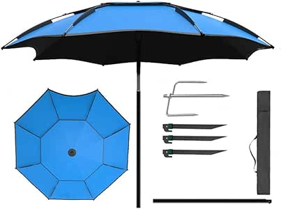 WenFei shop Sombrilla, Sombrilla De Jardín Inclinable Protección Solar